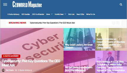 Cybersecurity: Five Key Questions The CEO Must Ask